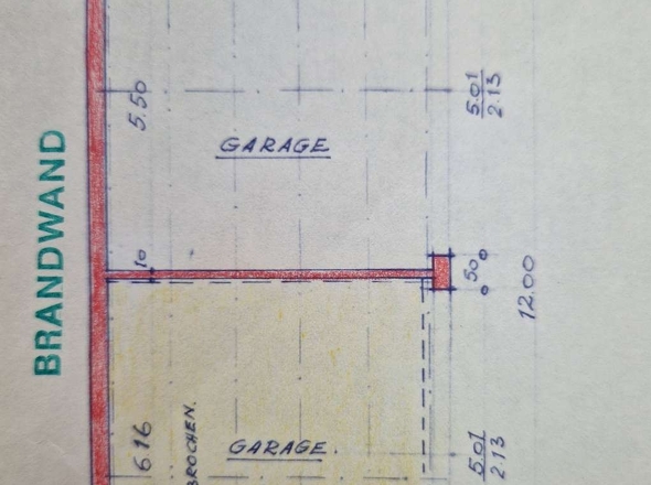 Grundriss-Garage