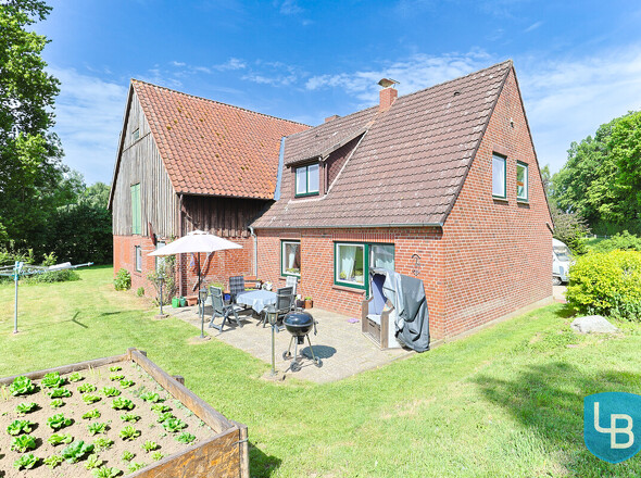 Blick aufs Haus
