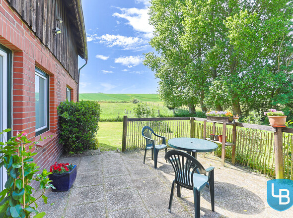 Terrasse mit Blick ins Grüne