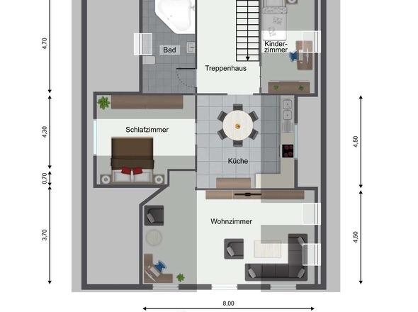 Grundriss Dachgeschoss