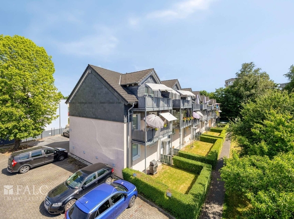 Giebelseite West_Zugang Haus 16-20a