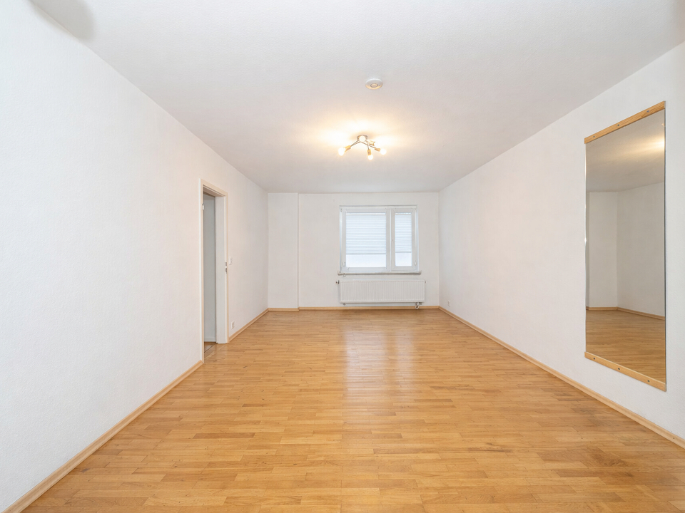 Wohnzimmer - virtuell leergeräumt