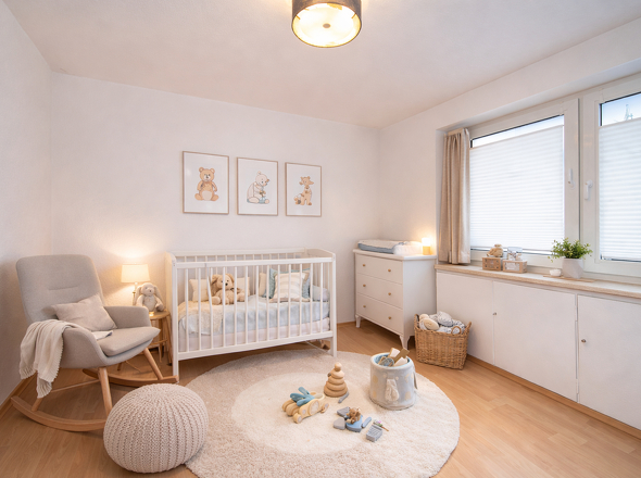 Kinderzimmer - virtuelles Staging