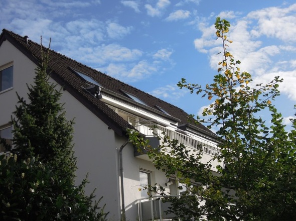 Ansicht von West