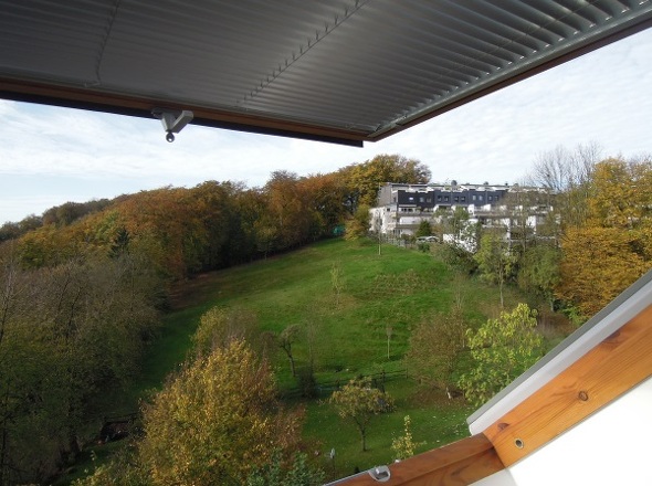 Blick aus Kinder.-Arbeitszimmer