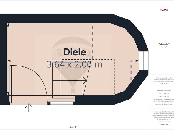 Grundriss Diele