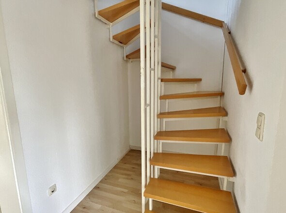 Treppe zum Spitzboden