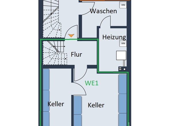 Grundriss Keller