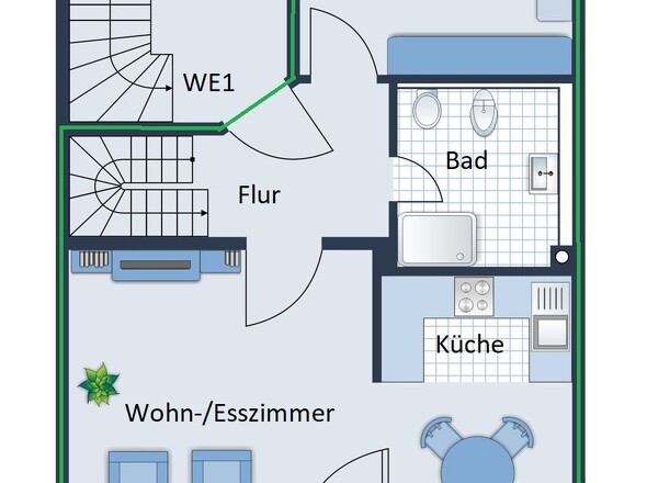 Grundriss Erdgeschoss 