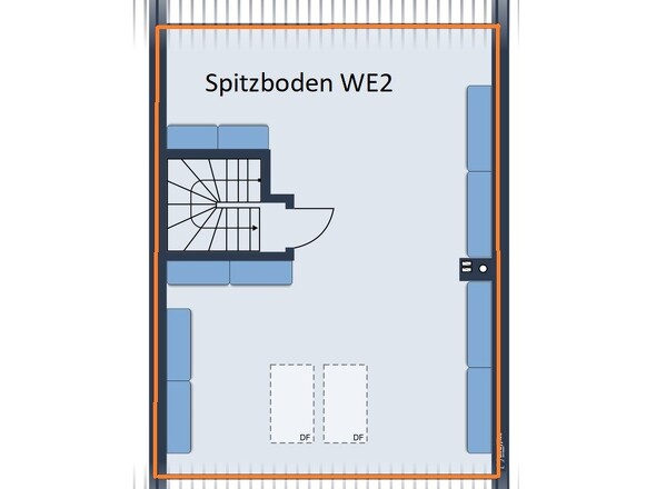 Grundriss Spitzboden 