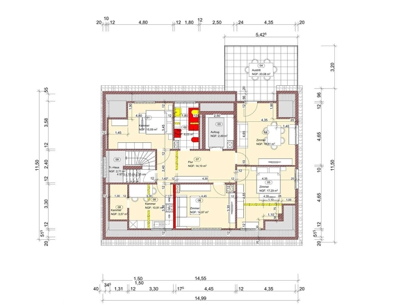Grundriss Dachgeschoss