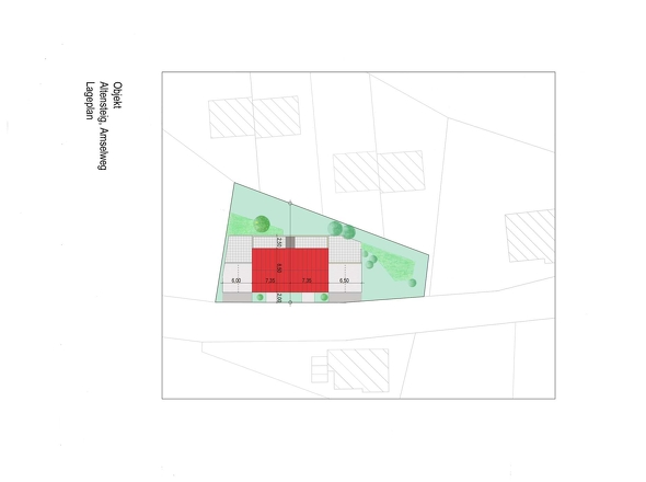 BV Altensteig Amselweg  Lageplan