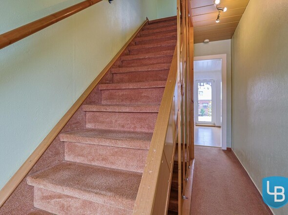 Treppe ins Dachgeschoss