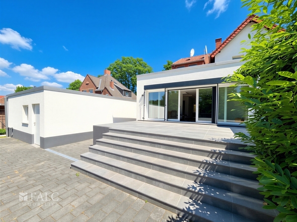 Rückansicht Terrasse