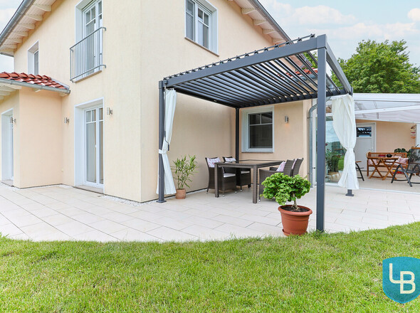 Überdachter Terrassenbereich