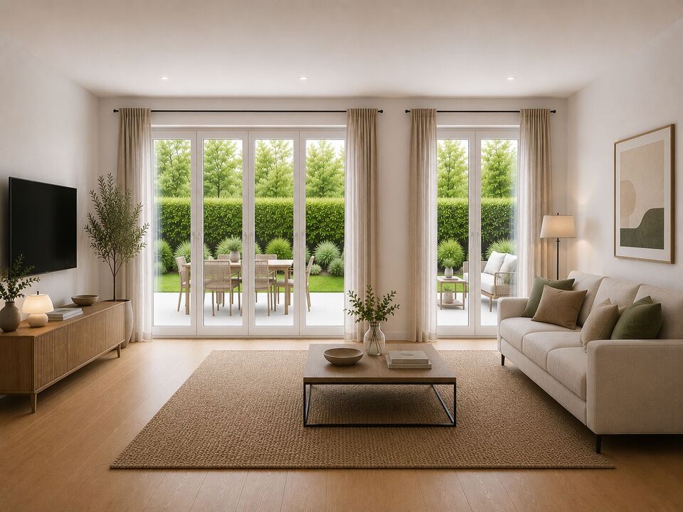 Wohnzimmer - Einrichtungsbeispiel (Visualisierung)