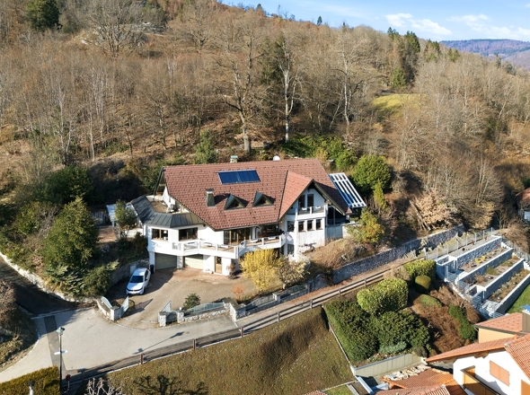 Das Haus von oben