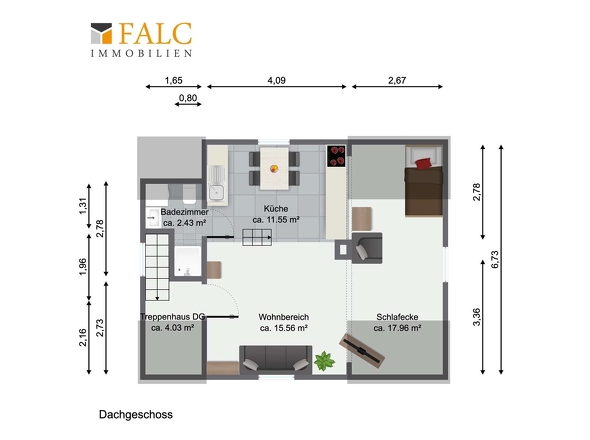 Dachgeschoss FALC