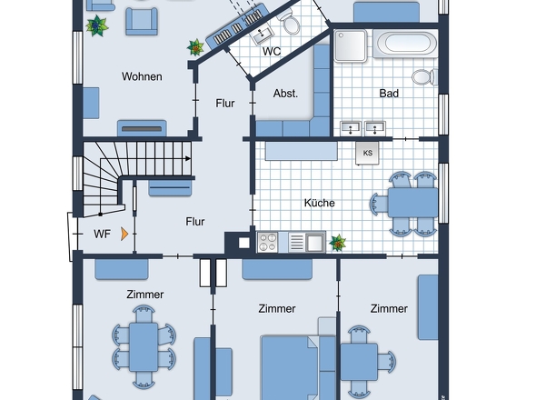 Grundriss Erdhgeschoss