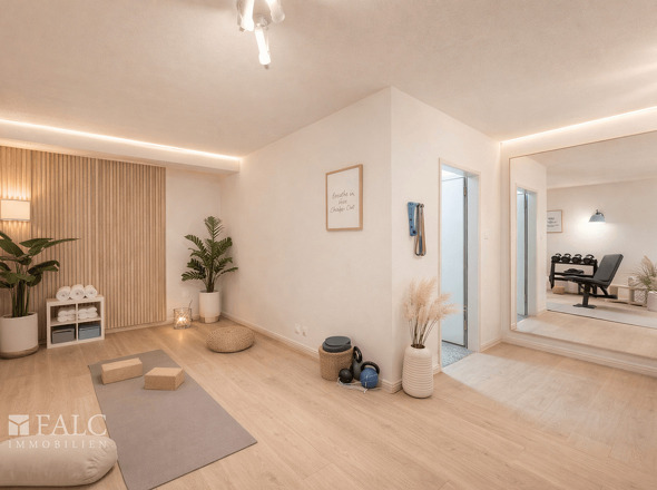 Einrichtungsbeispiel Yogastudio