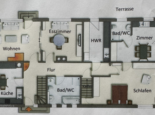 Grundriss Erdgeschoss