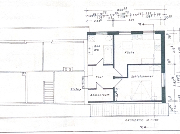 Grundriss Aufstockung Obergeschoss