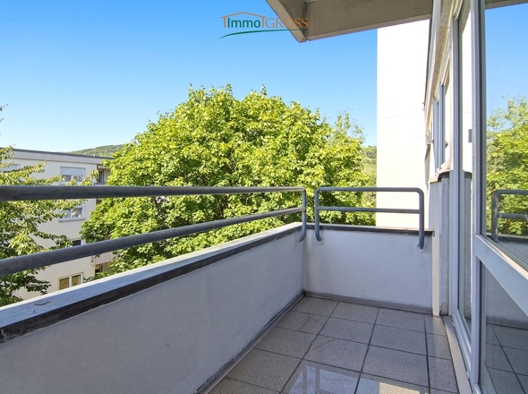 Weiterer Balkon der Wohnung