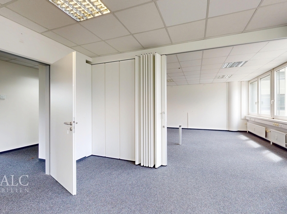 Büro mit Faltwand