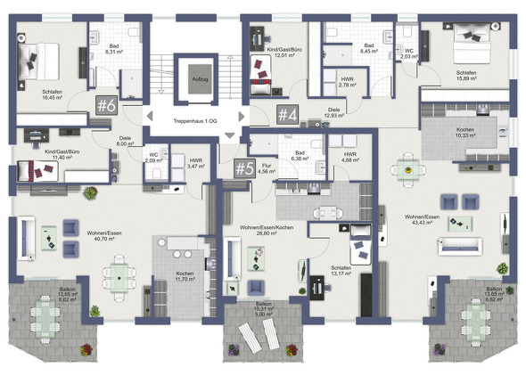 Grundriss 1. OG