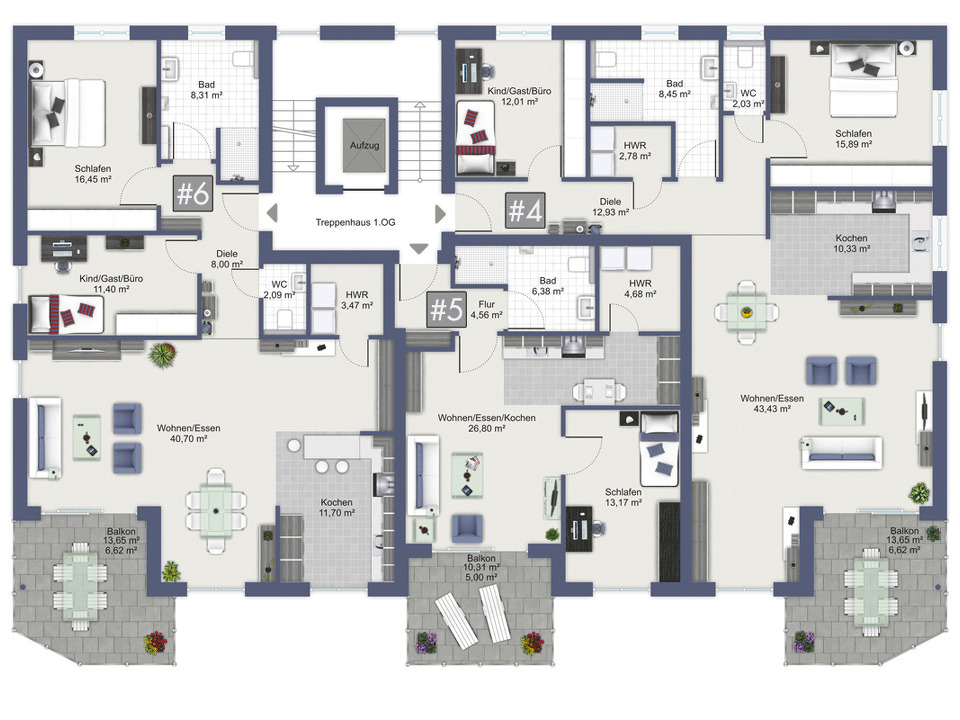 Grundriss 1. OG