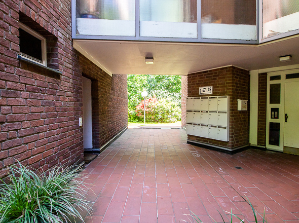 Blick zur Haustür