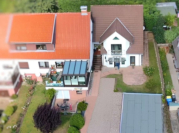 Drohne Straßenansicht