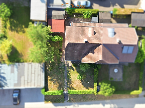 Das Haus von oben