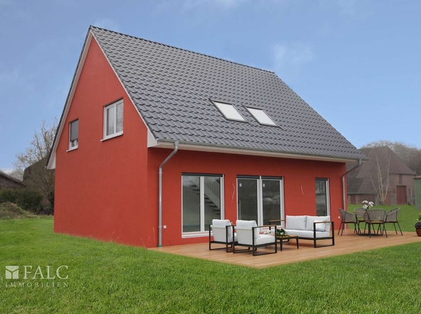 Hausansicht Terrassenseite Gestaltungsvorschlag