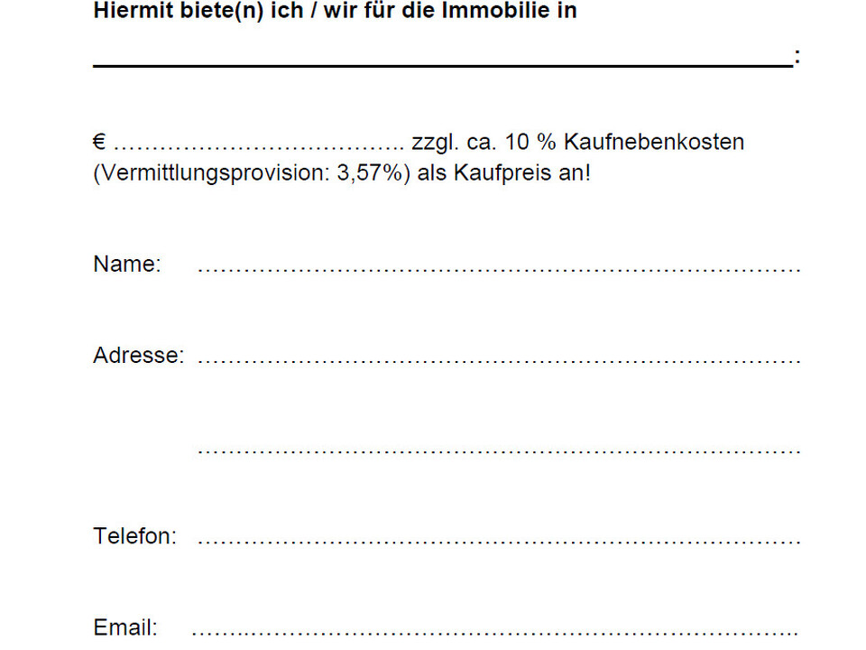 Kaufangebot