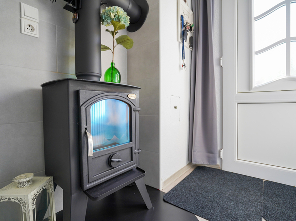 Eingangsbereich mit Kamin