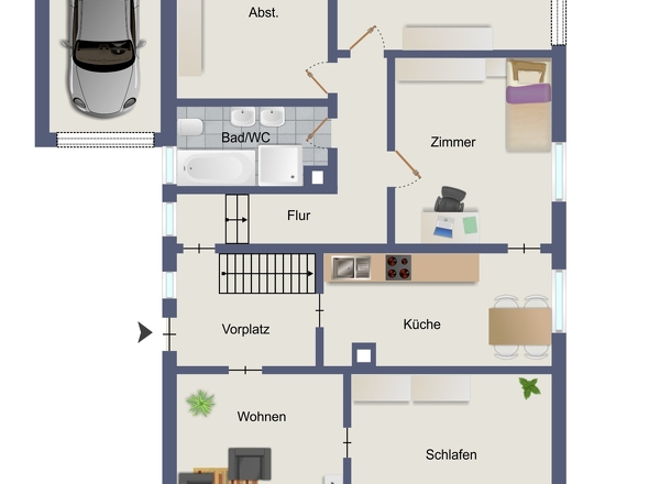 Grundriss Erdgeschoss