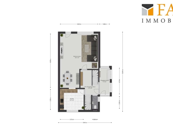 Erdgeschoss Haus 2