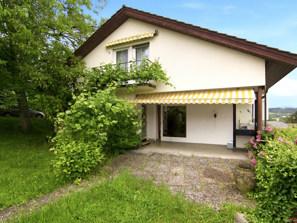 Die Terrasse von außen