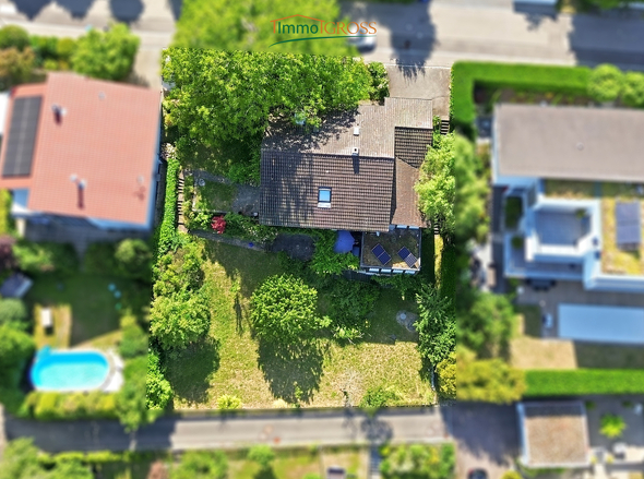 Das Haus von oben