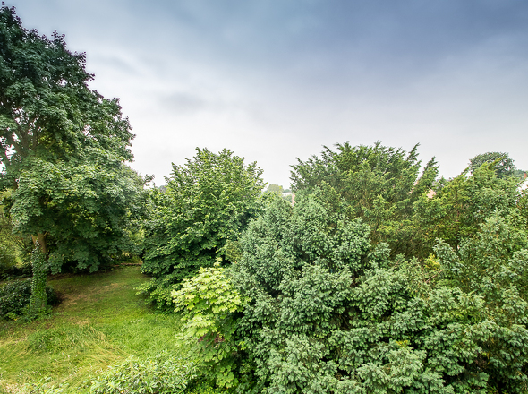 Blick vom Balkon