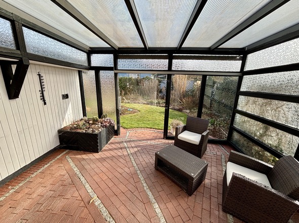 überdachte Terrasse