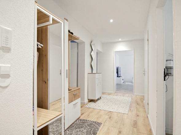 Eingangsbereich und Garderobe