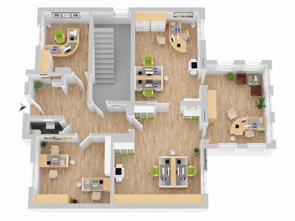 Grundriss EG Büro