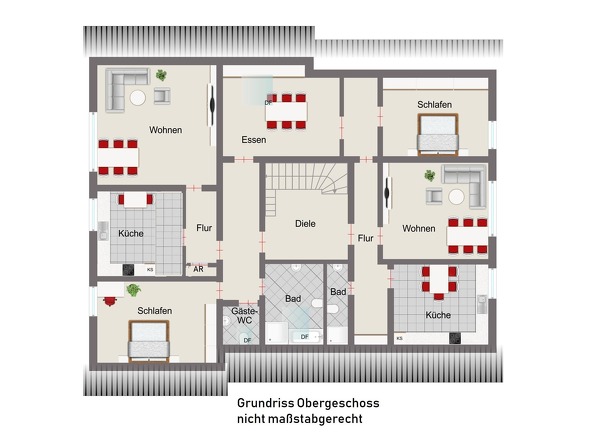 Grundriss Obergeschoss
