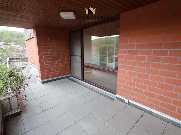 Uneinsehbar: die Terrasse 