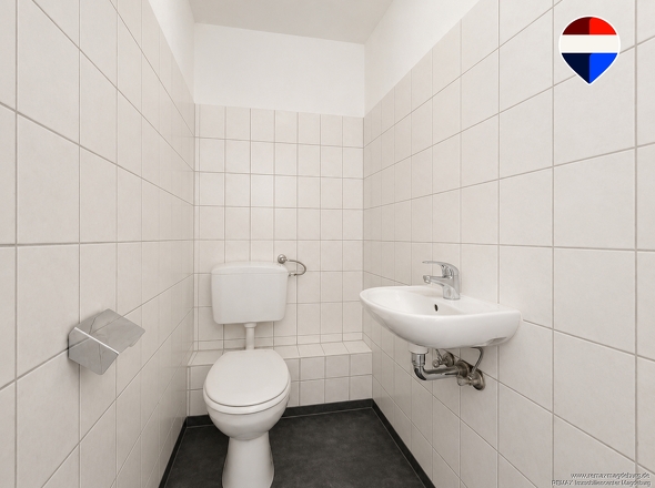 Gäste-WC - Digital optimierte Darstellung