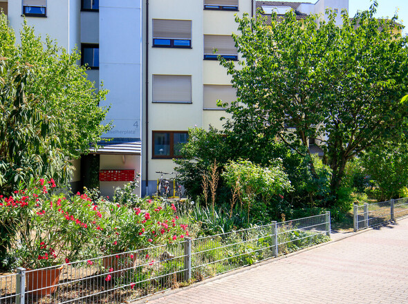 Ansicht von Gehweg aus