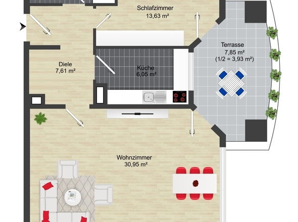 Grundriss EG