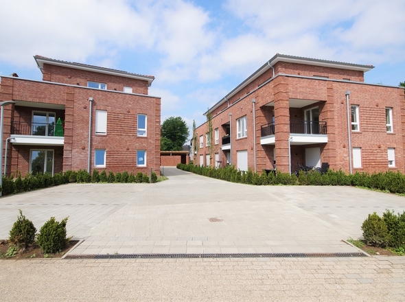 Ansicht Gebäudekomplex